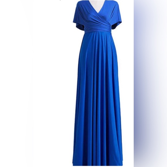 Blue multi style dress. Size L. NWT - Picture 6 of 6